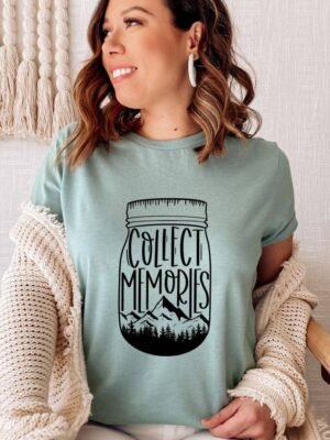 Collect Memories Mountain T-shirt | Graphic Tee