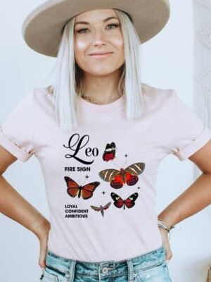 Leo Fire Sing T-shirt | Graphic Tee