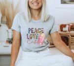 Peach Love Coffee T-shirt | Women's Top
