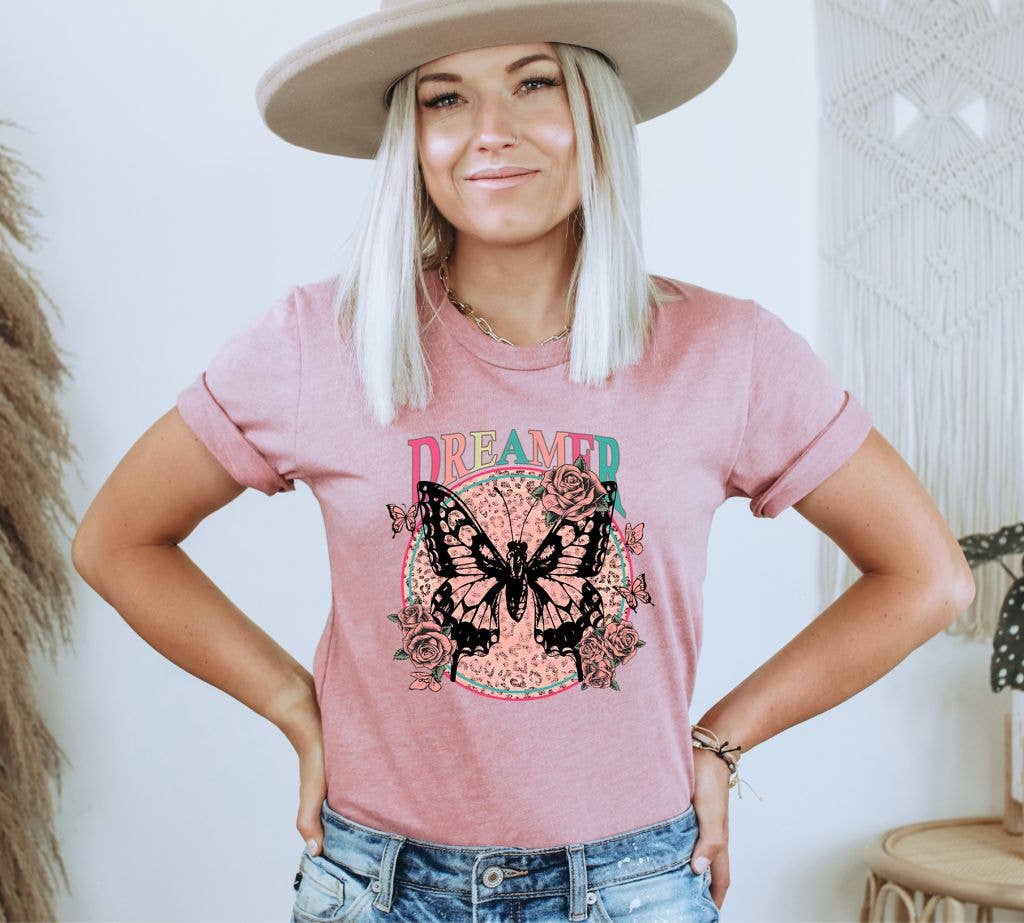 Dreamer Butterfly T-shirt | Graphic Tee