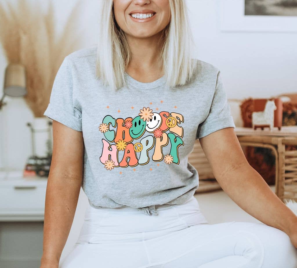 Choose Happy T-shirt | Happy Shirt