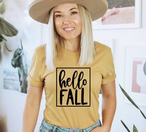 Hello Fall T-shirt | Graphic T-shirt