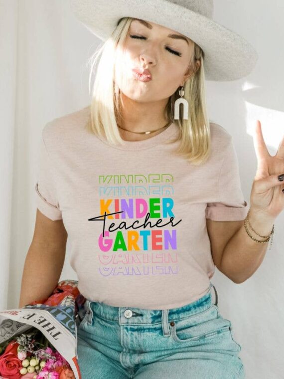 Kindergarten Teacher T-shirt | Graphic Top