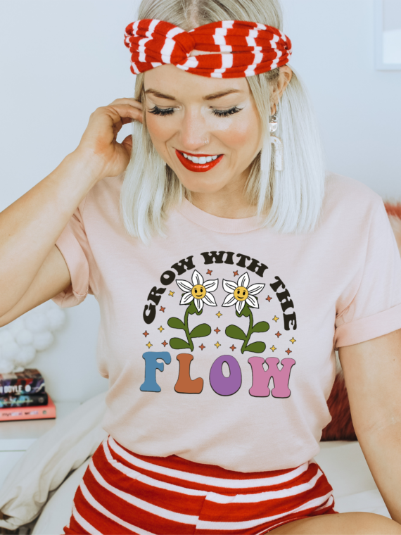 Grow With The Flow T-shirt | Graphic Tee