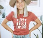 Let's Go Explore T-shirt | Women's T-shirt