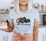 Peace Love Camping T-shirt | Graphic Tee