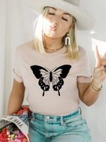 Retro Butterfly T-shirt | Graphic Tee