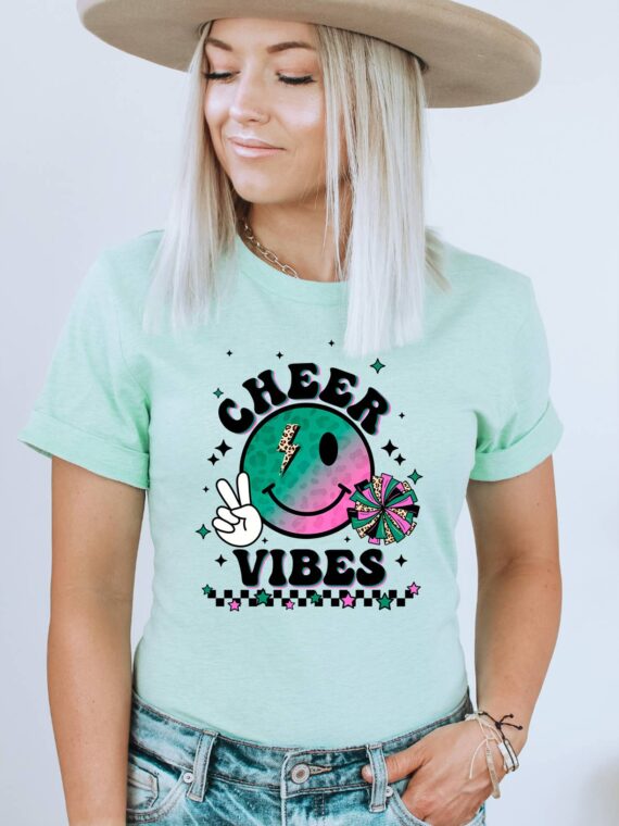 Cheer Vibes T-shirt | Graphic Tee