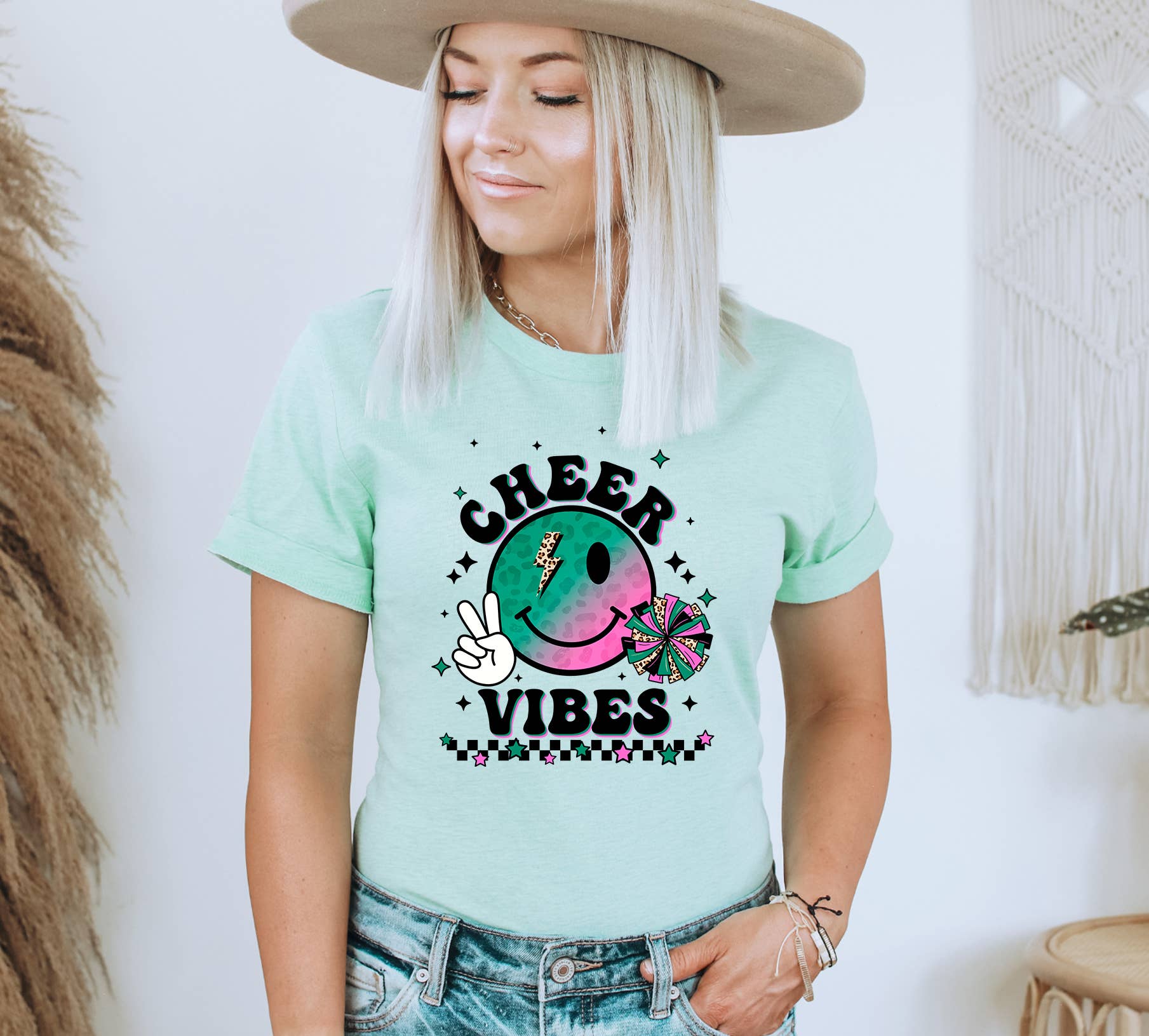 Cheer Vibes T-shirt | Graphic Tee