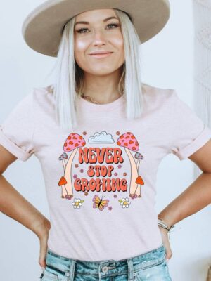 Never Stop Growing  T-shirt | Women's Shirts