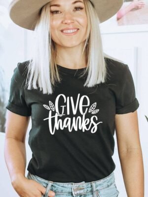 Give Thanks T-shirt | Women's Shirts