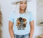 Mom Life T-shirt | Skeleton Top