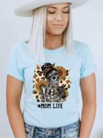 Mom Life T-shirt | Skeleton Top