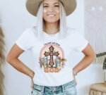 I'm Just Out Here Trusting God T-shirt | Graphic Shirt