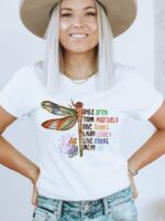 Smile Of Ten Think Positives T-shirt | Graphic Tee