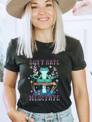 Don't Hate Meditate T-shirt | Women's Shirts