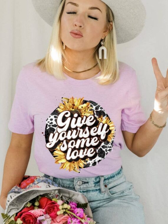 Give Yourself Some Love T-shirt | Graphic Tee