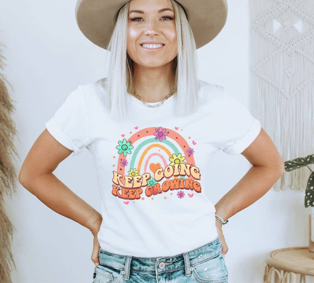 Keep Going Keep Growing T-shirt | Graphic Tee