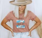 Life Is A Beach Enjoy The Waves T-shirt | Women's Top