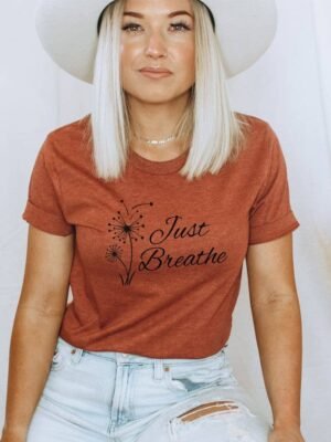 Just Breathe T-shirt | Graphic Top
