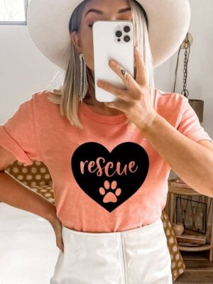 Rescue Dog T-shirt | Graphic Tee