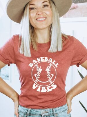 Baseball Vibes T-shirt | Graphic Shirts