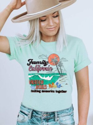 Family California Vacation 2023 T-shirt