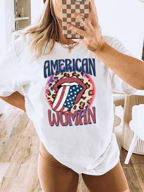 America Woman T-shirt | Graphic Tee