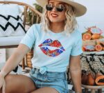 American Kiss T-shirt | Graphic Tee
