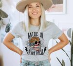 Made In America Skull  T-shirt | Graphic Tee