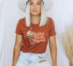 Coffee Teach Repeat T-shirt | Graphic Top