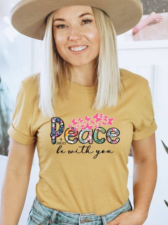 Peace Be With You T-Shirt  | Graphic Tee