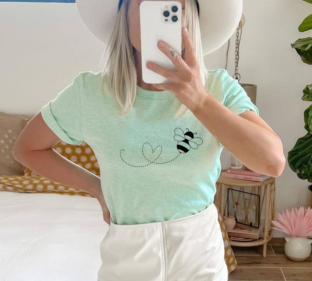 Bee Heart T-shirt | Graphic Shirt