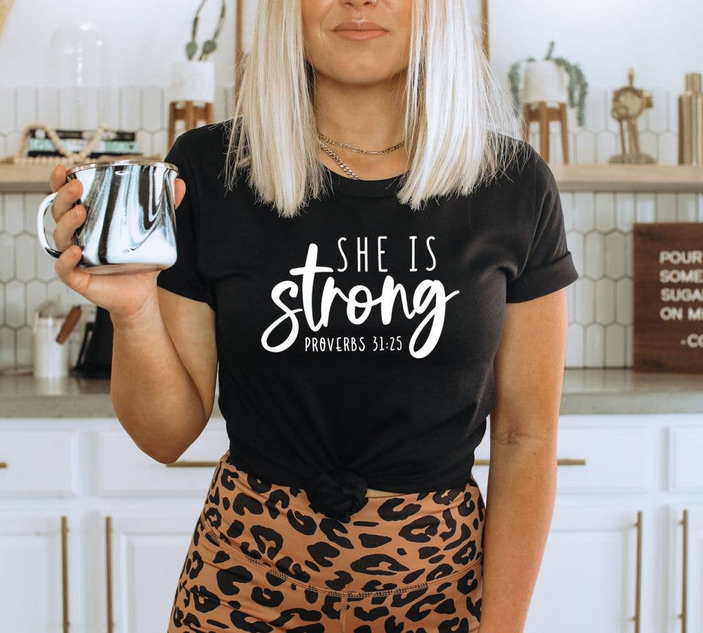 She Is Strong T-shirt | Women's Shirts