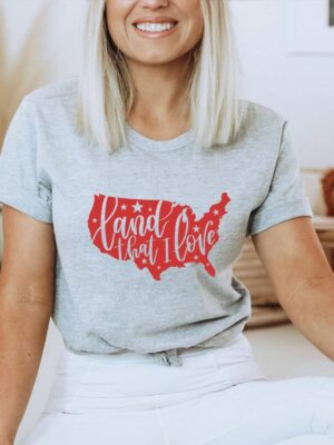 Land That I Love T-shirt | Graphic Gift