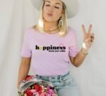 Happiness Blooms From Within T-shirt | Graphic Tee